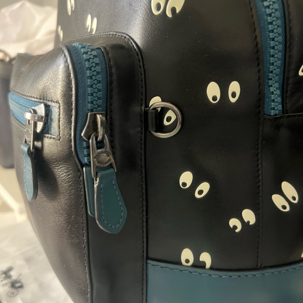 Disney X Coach Spooky Eyes Dark Fairytale Leather BackPack - Picture 3 of 12